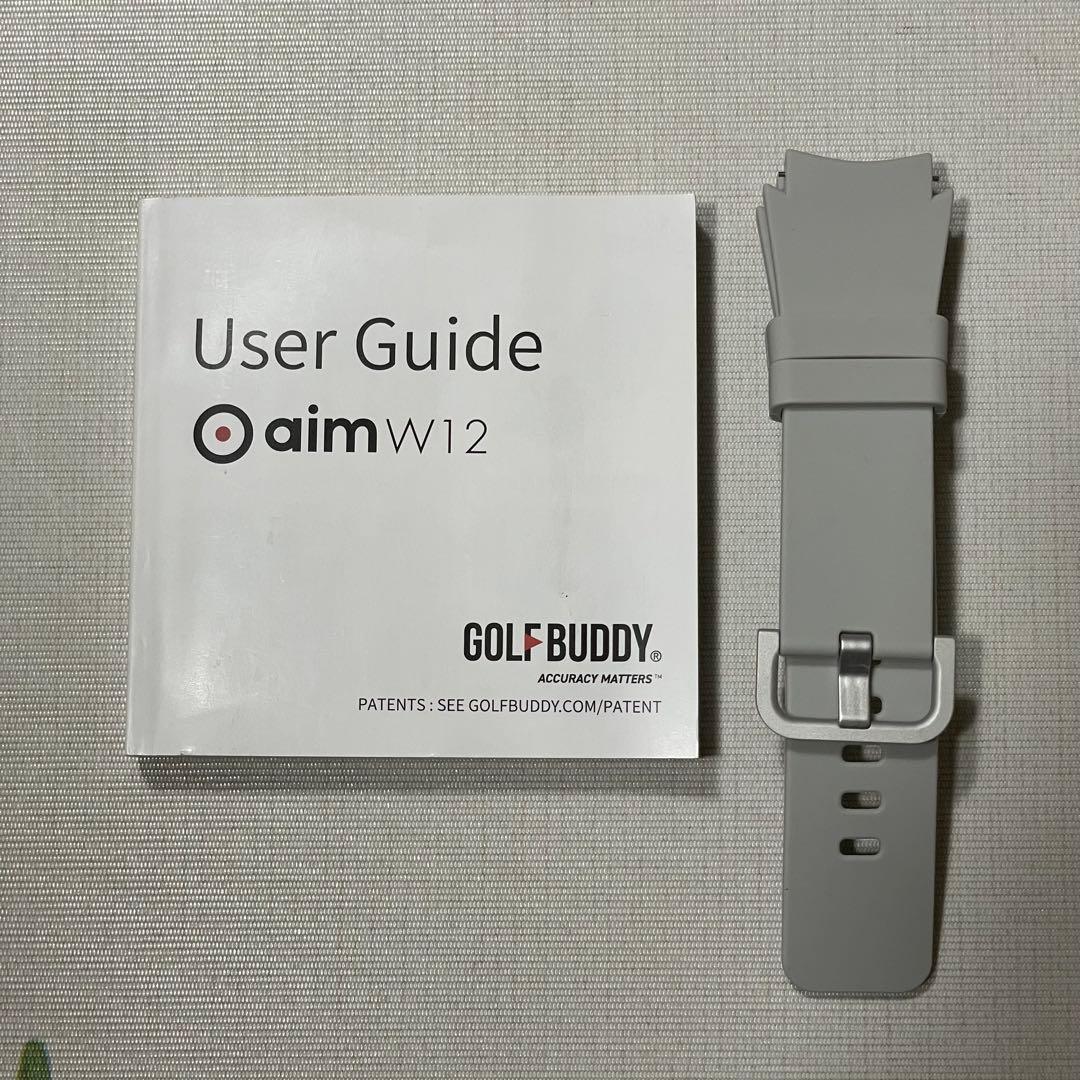 GOLFBUDDY ゴルフバディ aim W12 GPSウォッチ 動作確認済
