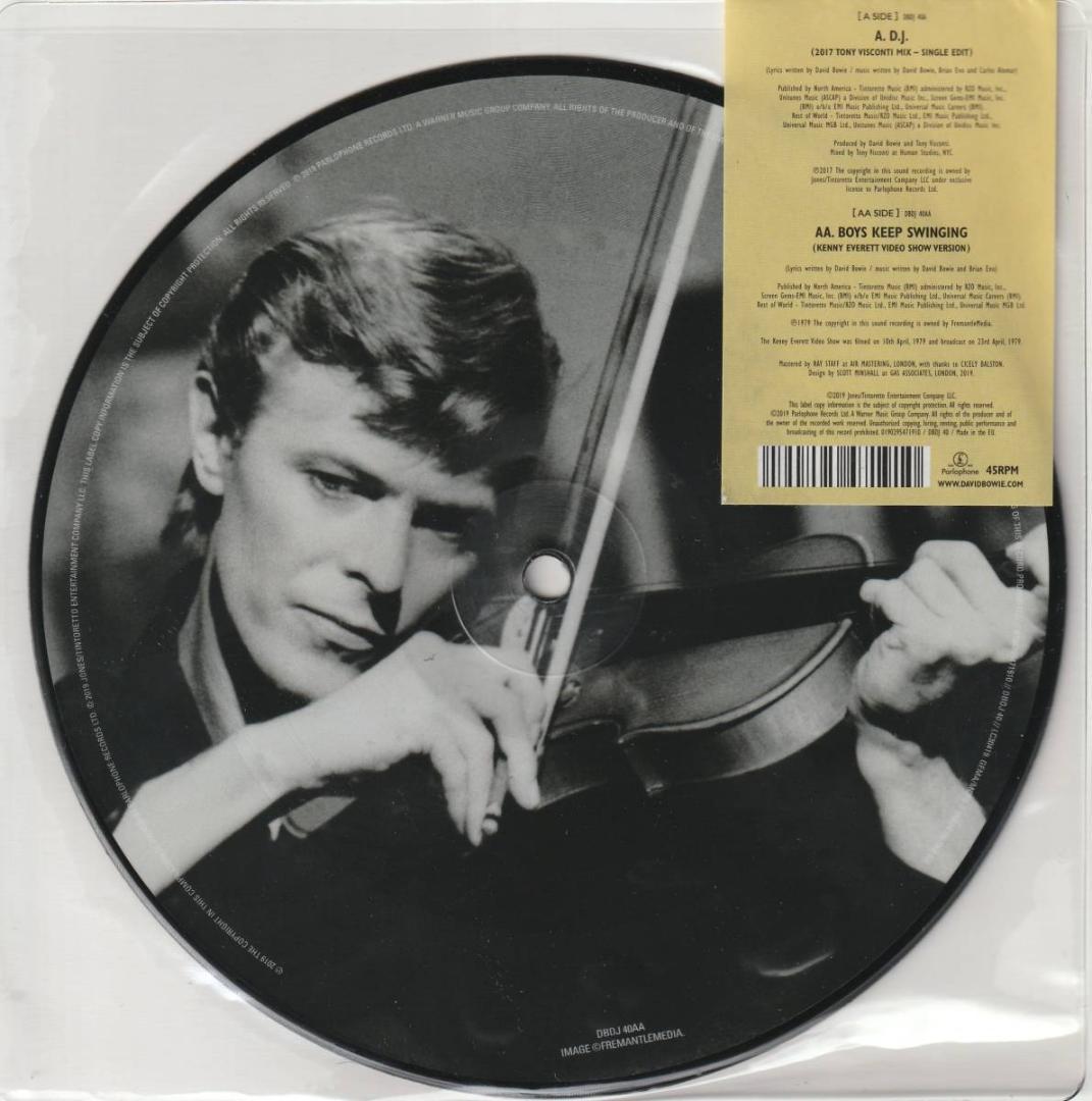 デヴィッド・ボウイ 　D.J. 　限定盤 ピクチャー 7”シングルレコード