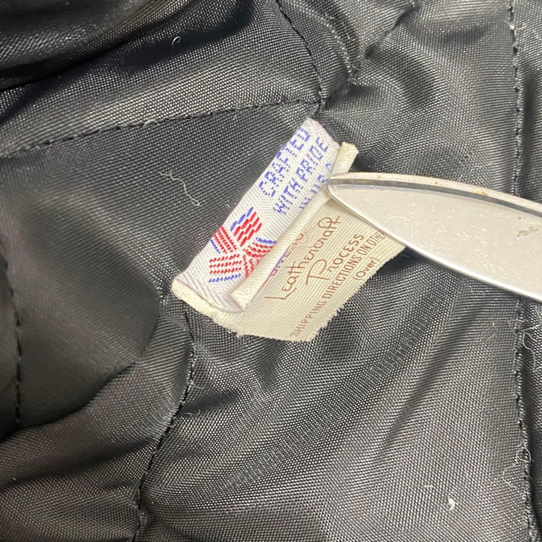 70s Schott 613ワンスター ブラック ダブルライダース 牛タグ 36