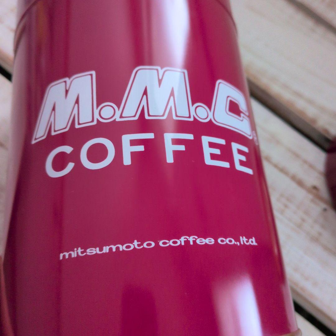 未使用。三本コーヒー保存缶　レトロ　三本珈琲
