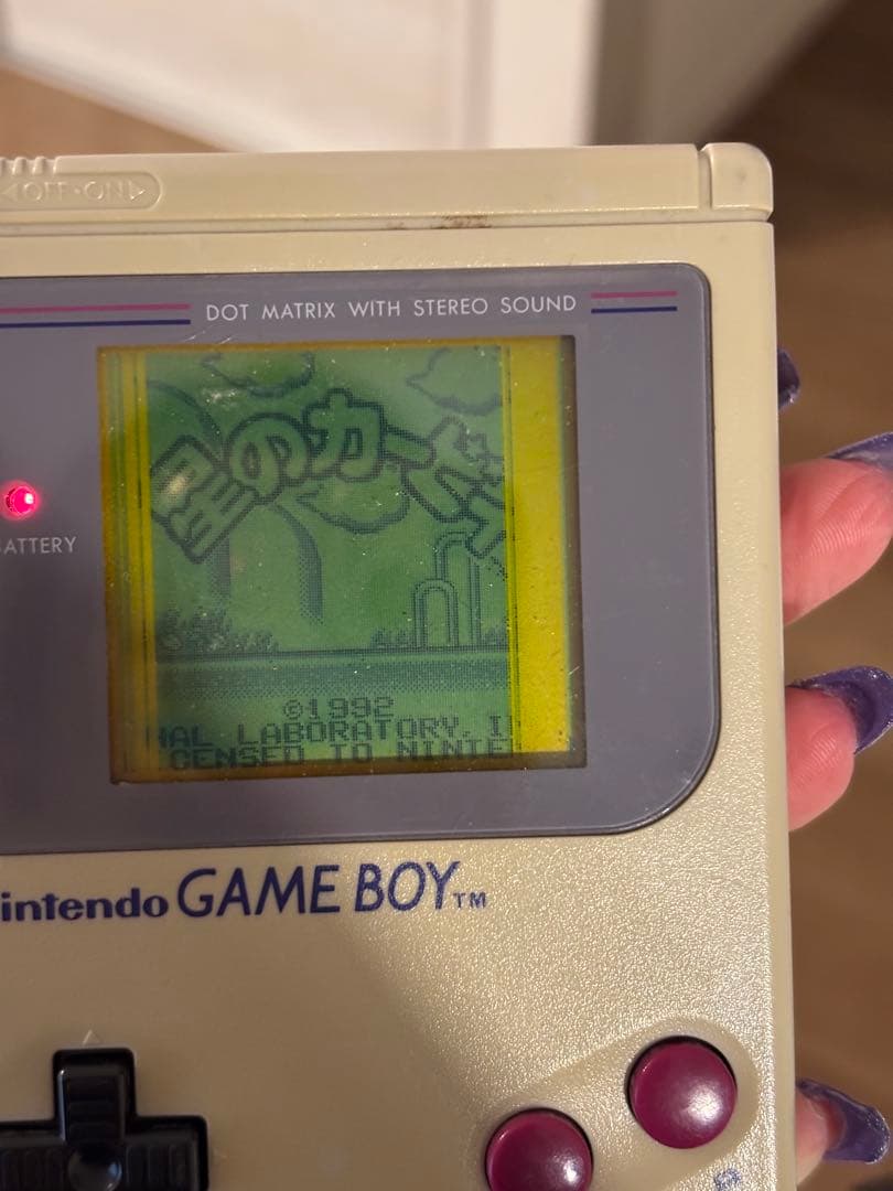 【動作良好】初代 ゲームボーイ 本体 DMG-01 電源・音・各種ダイヤルOK