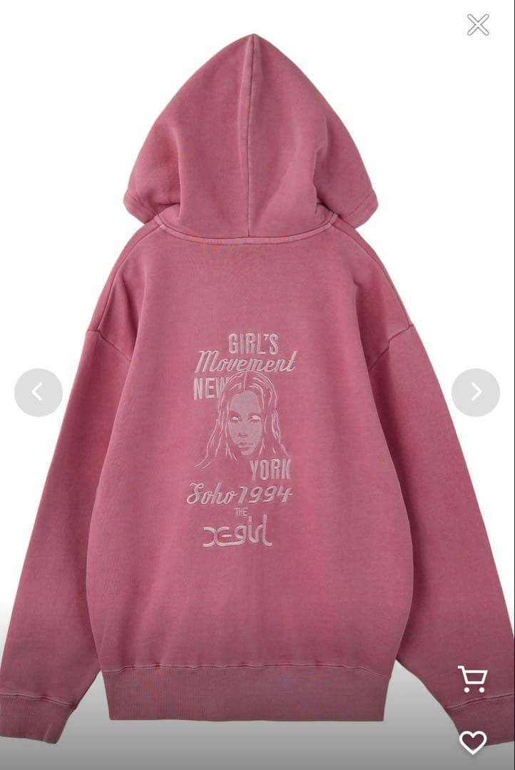 トップス MIX LOGO&FACE FADED ZIP UP SWEAT HOODIE