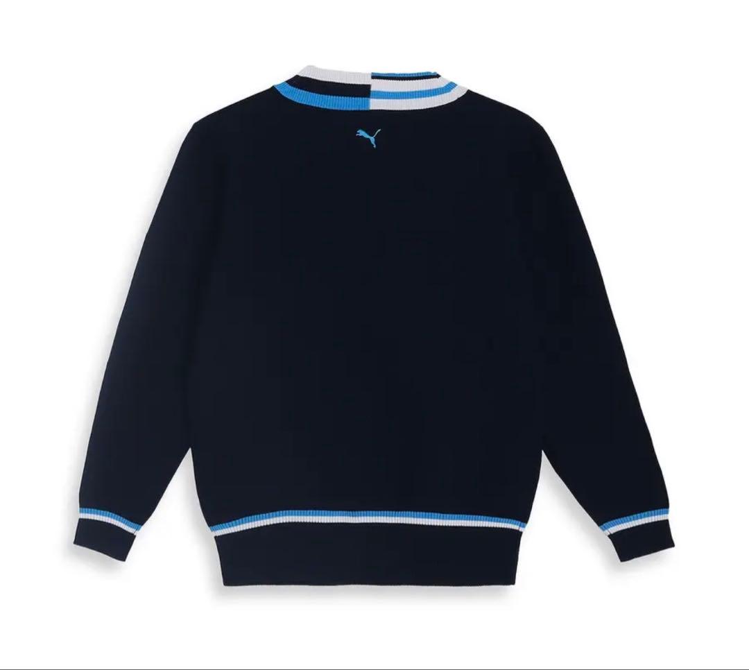 PUMA レディース Vネックセーター ネイビー