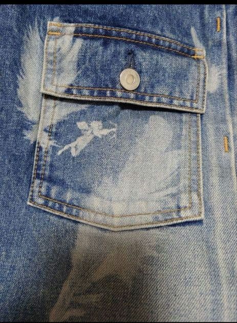 新品 MASU BOYS FEATHER DENIM JACKET 24aw46