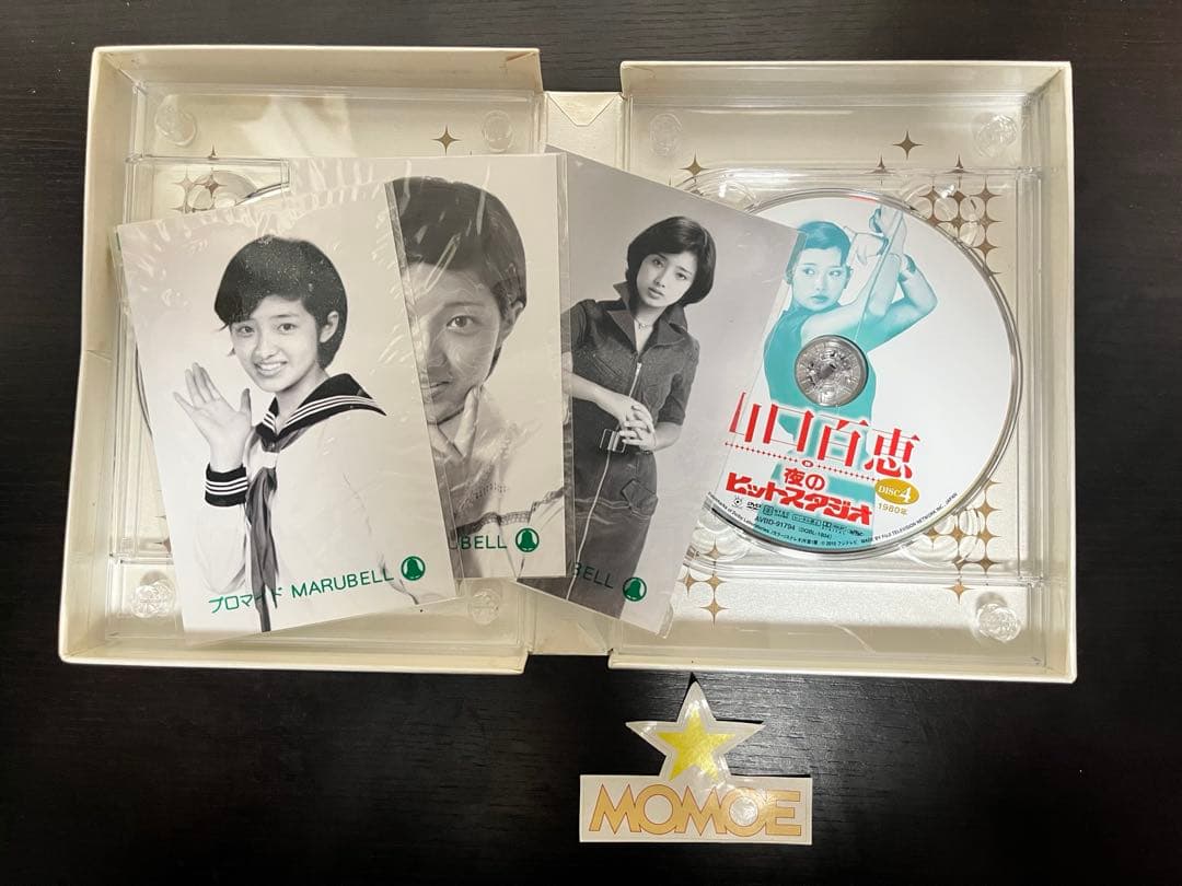 山口百恵 夜のヒットスタジオ　DVD ブロマイド　ステッカー付