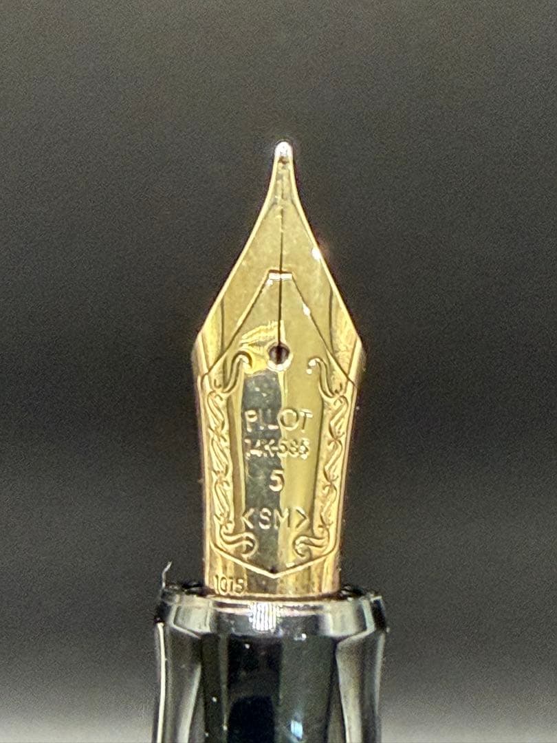 Pilot CUSTOM 74 万年筆　グランセ&ボールペン　革製筆入れ