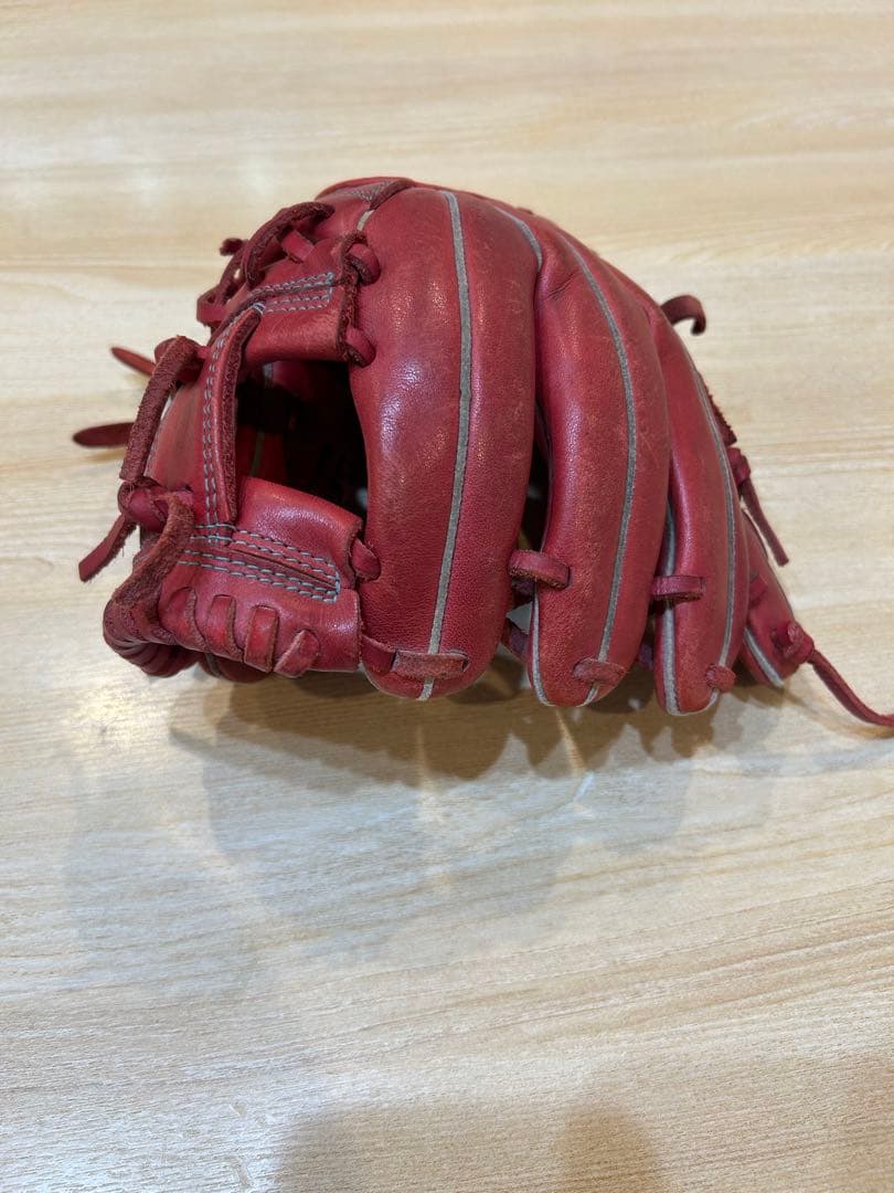 ZETT 軟式グローブ レッド　少年野球用
