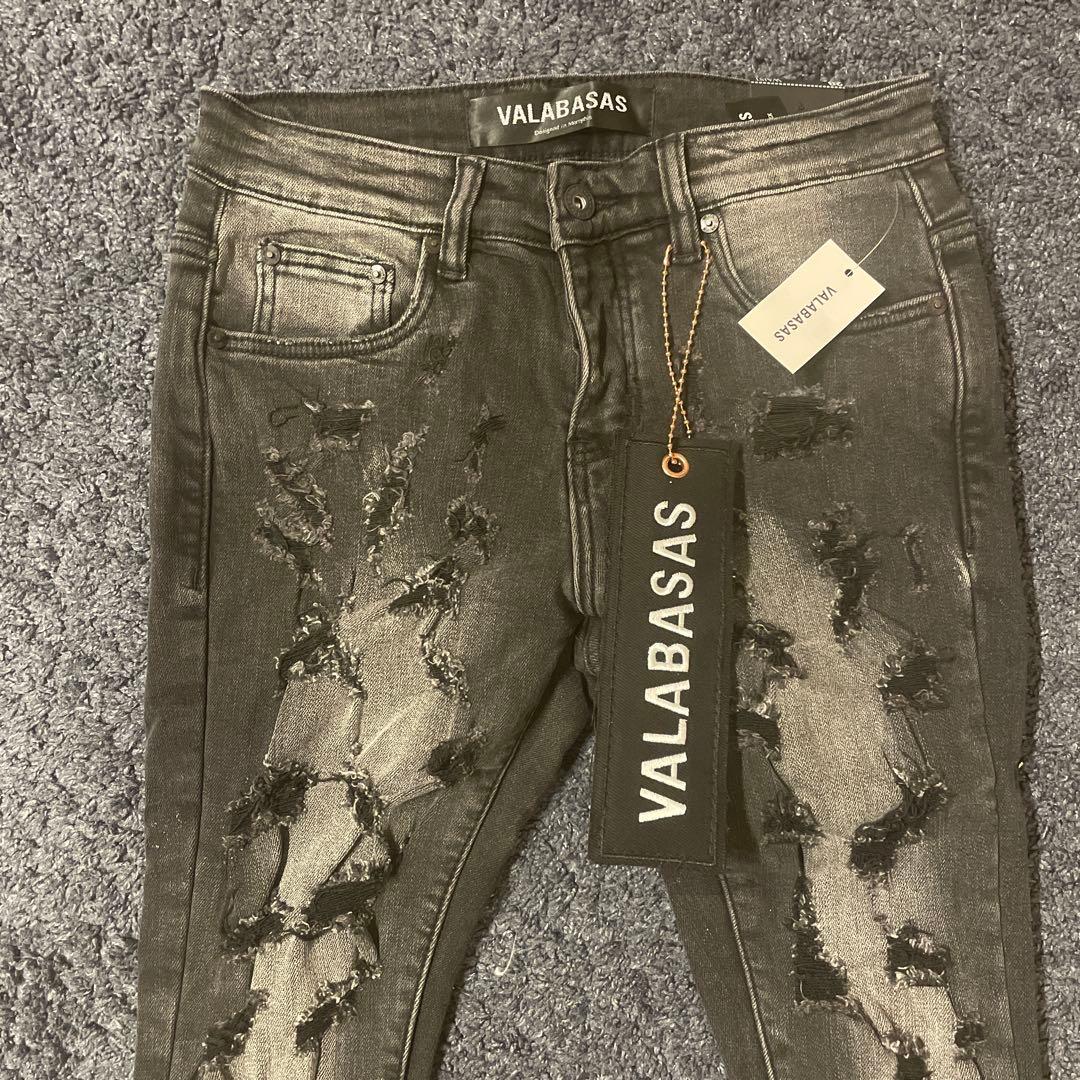 VALABASAS バラバサス ダメージフレアデニム　30 新品未使用