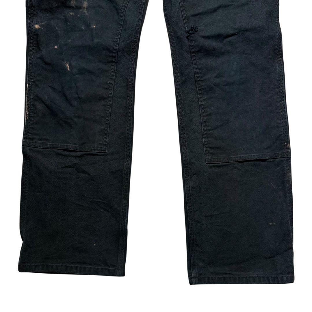 S*e様 カーハート ブラック ダブルニーダックペインターパンツ Carhart