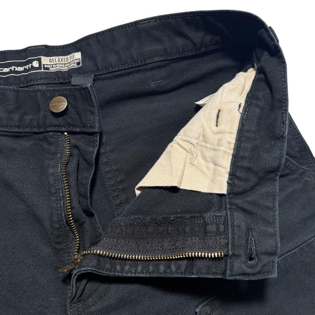 S*e様 カーハート ブラック ダブルニーダックペインターパンツ Carhart