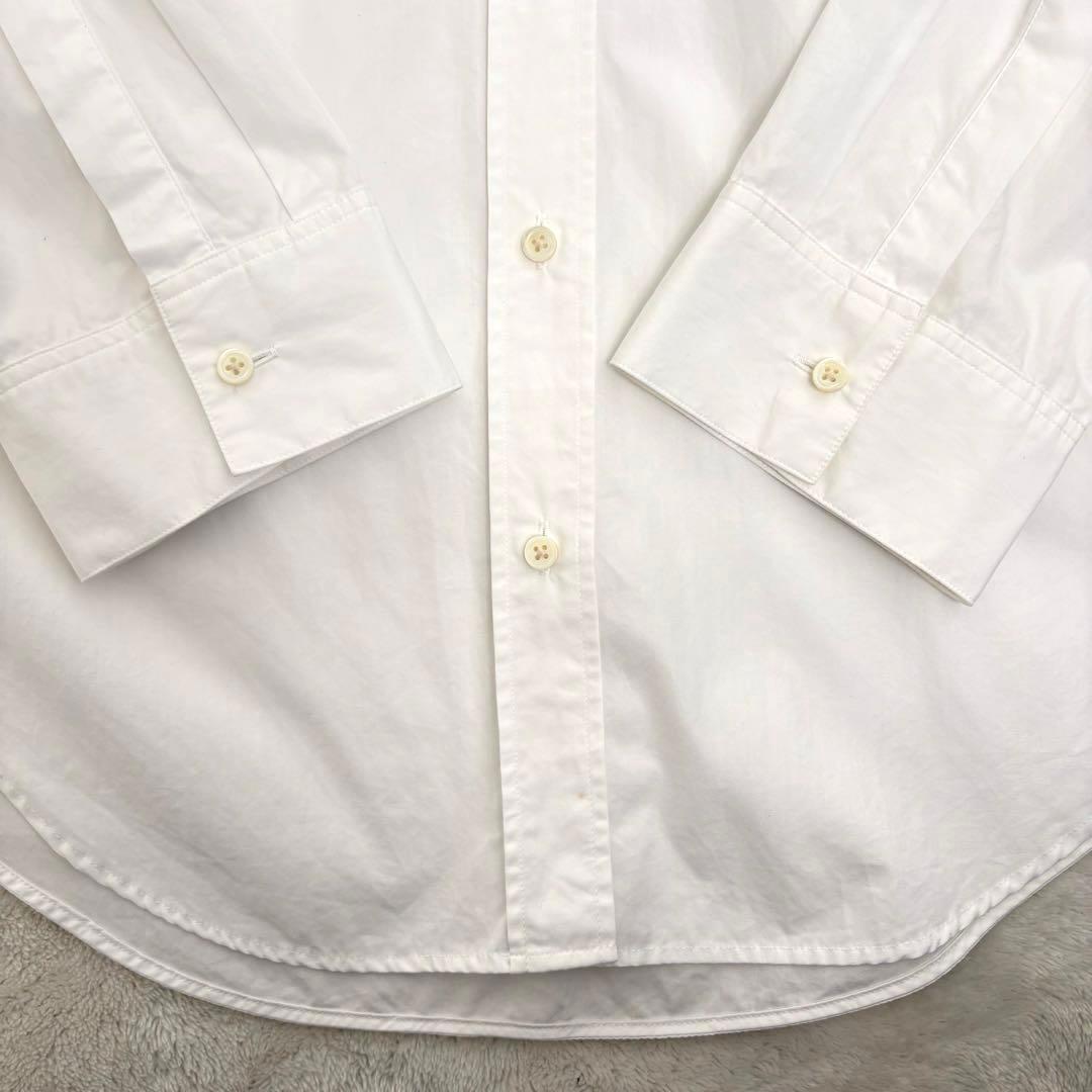美品 EVERY DAY I LIKE ワイヤー襟 オーバーワイドシャツ 白