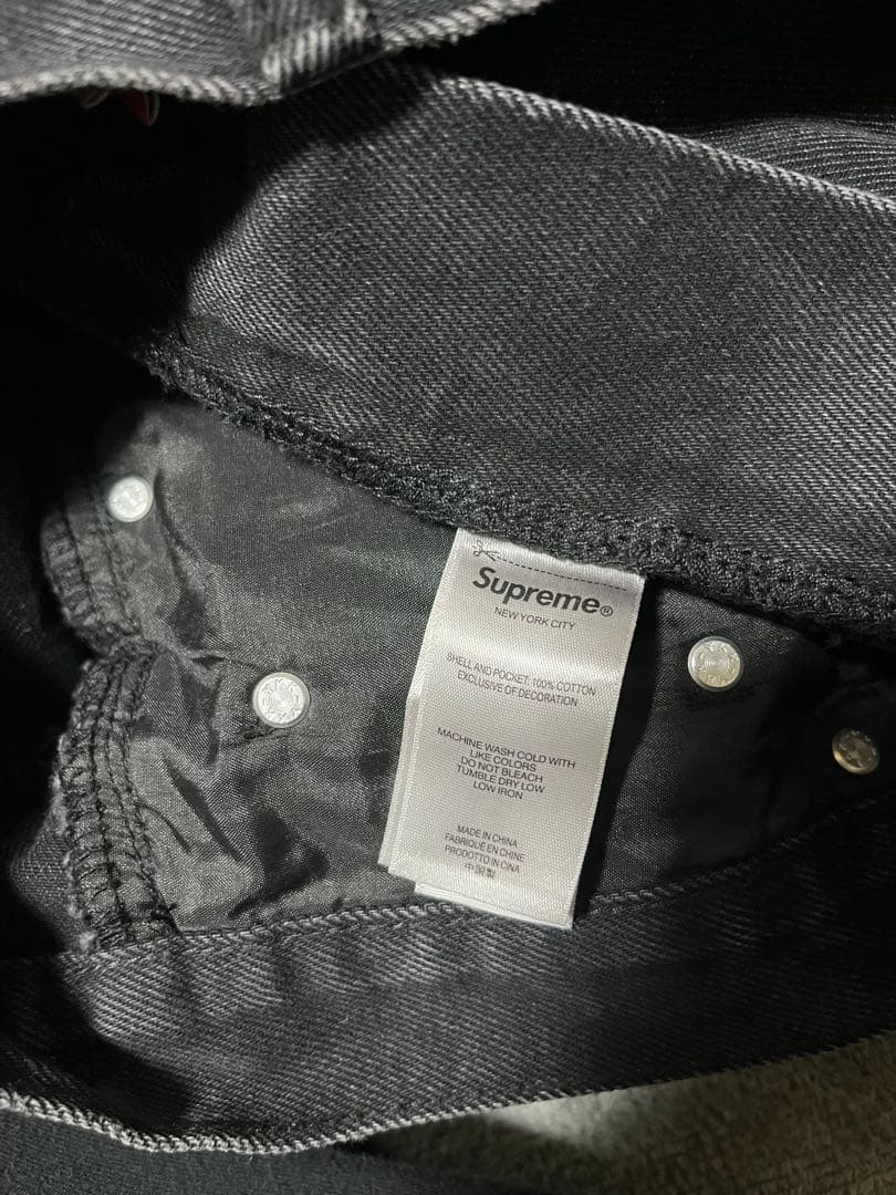 パンツ Supreme Baggy Jean \"Black\" (24FW)