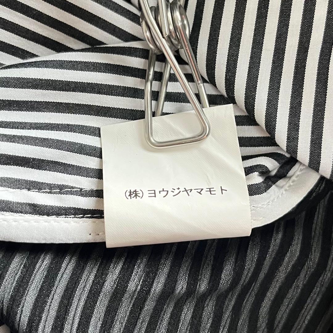 Y's ワイズ ヨウジヤマモト 重ね着 シャツワンピース ストライプ レイヤード