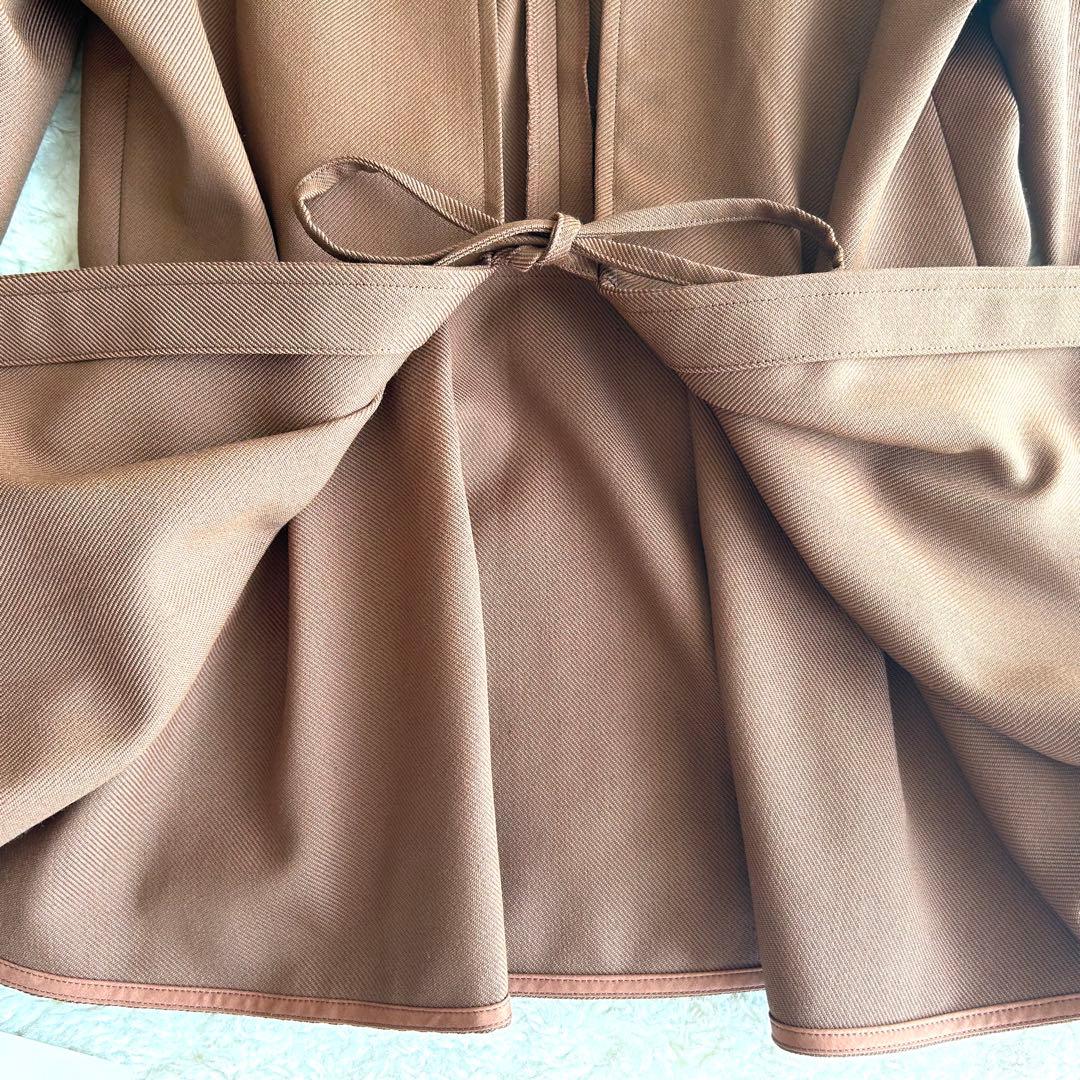 *タグ付き* AEWEN MATOPH バックリボンフレアキーネックブラウス
