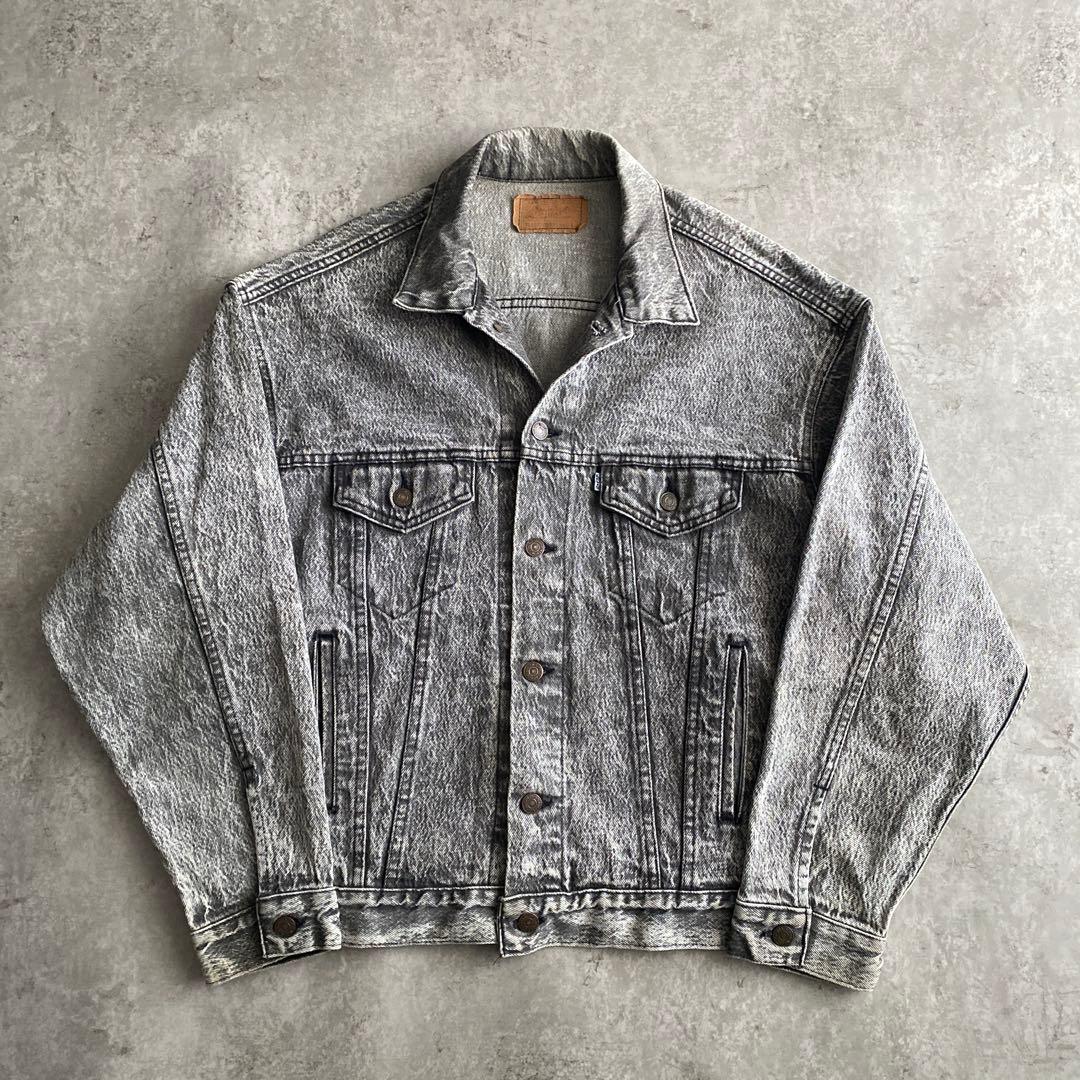 80s Levis 70507 アシッド ウォッシュ ブラック USA製 L
