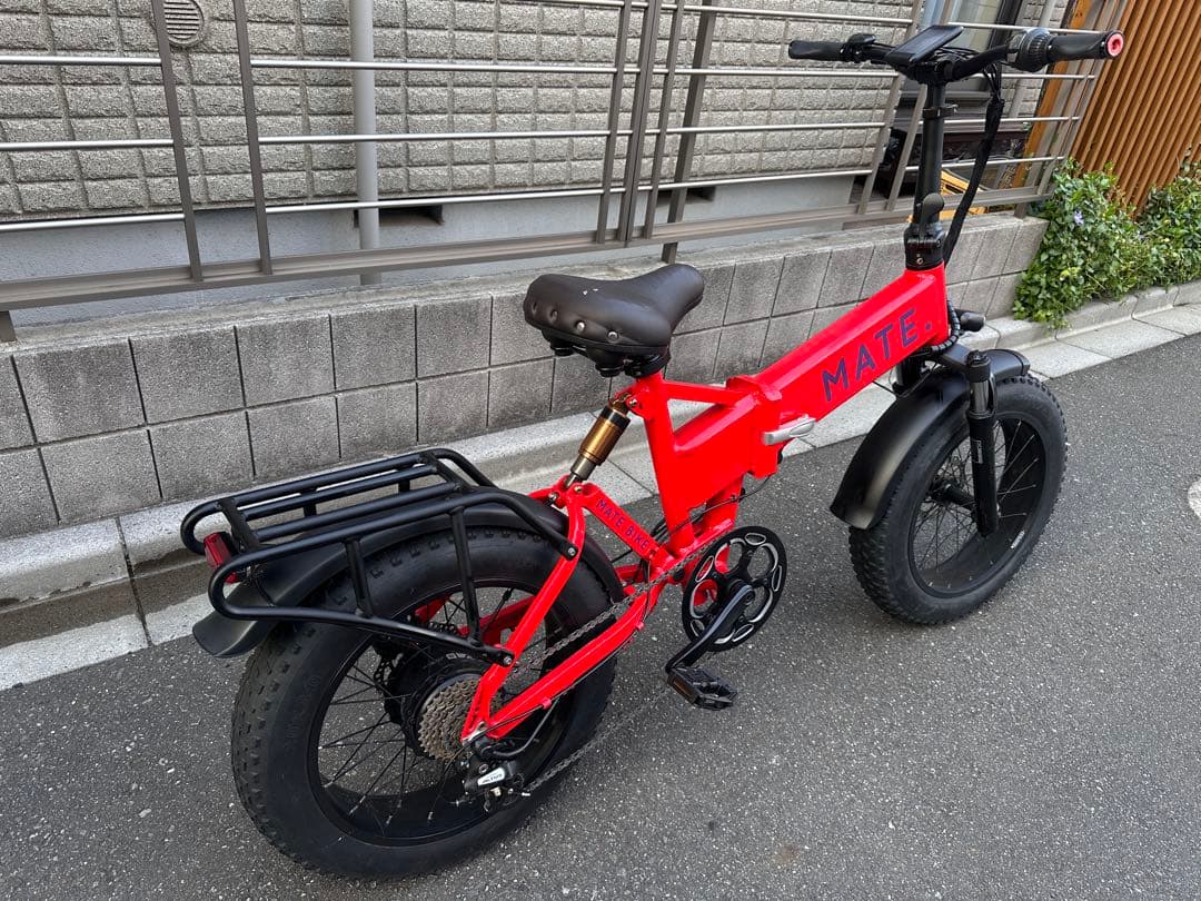 MATE X250 電動アシスト自転車 レッド