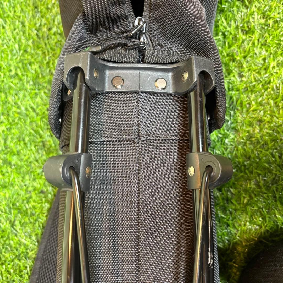 BEAMS GOLF クラブケース スタンド付き キャディバッグ ブラック