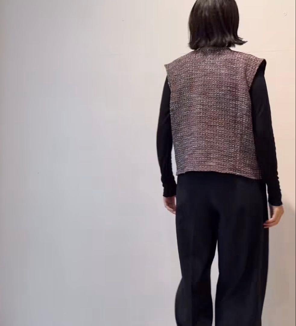 現行品 WISELIKE Amelia 2wayツイードジレ フリーサイズ