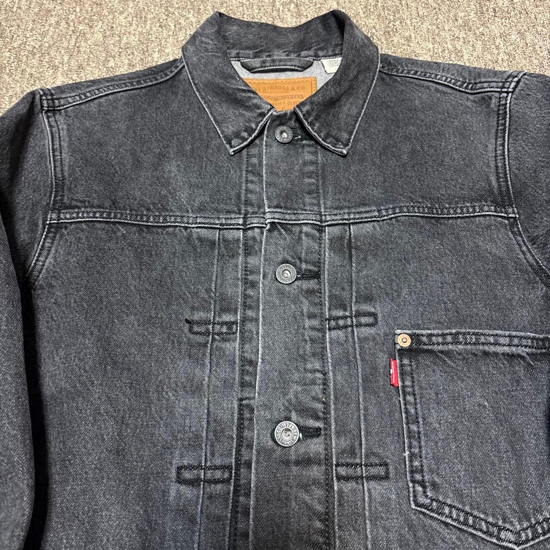 Levi's PREMIUM デニムジャケット ブラックデニム　S