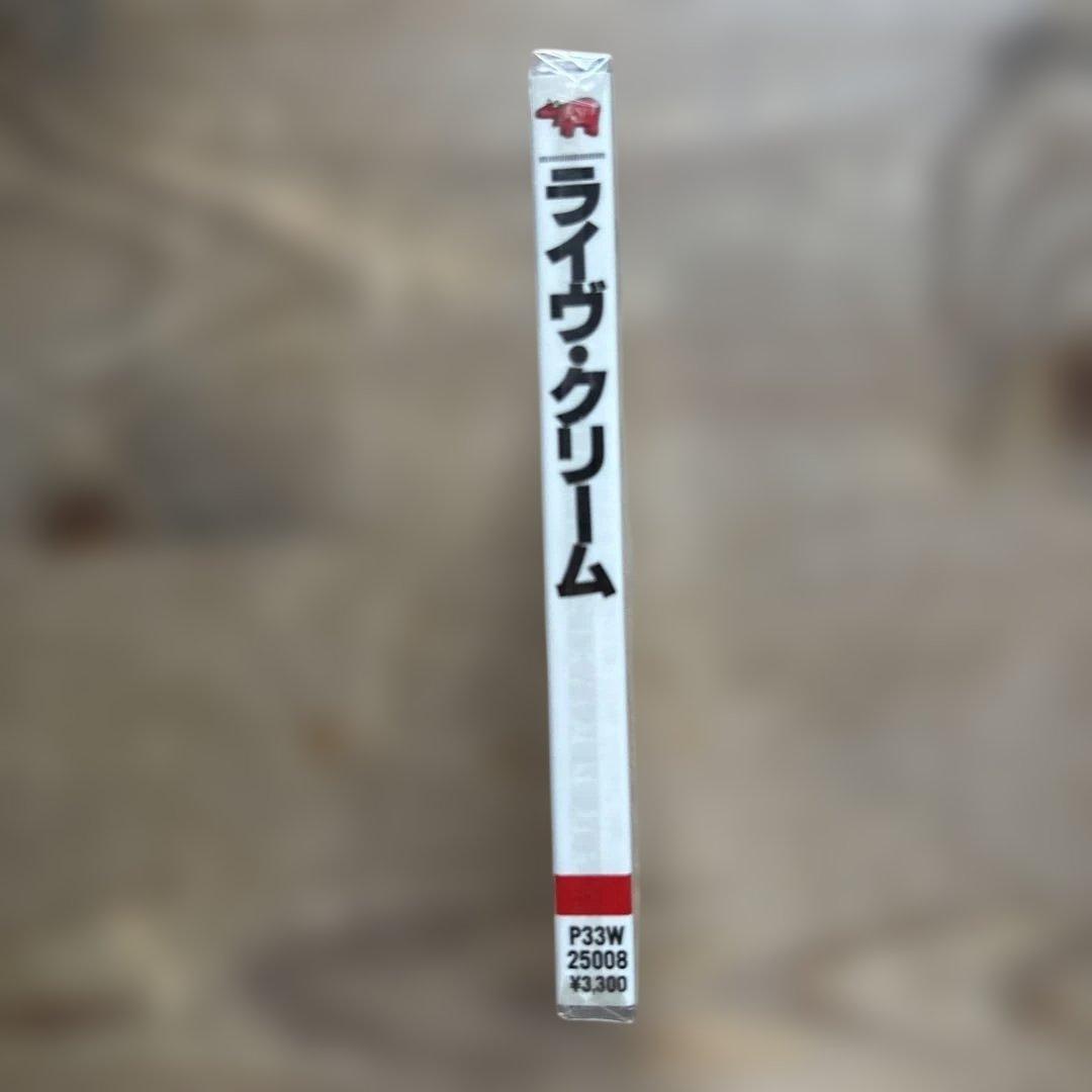 LIVE CREAM クリーム CD 旧規格　未開封