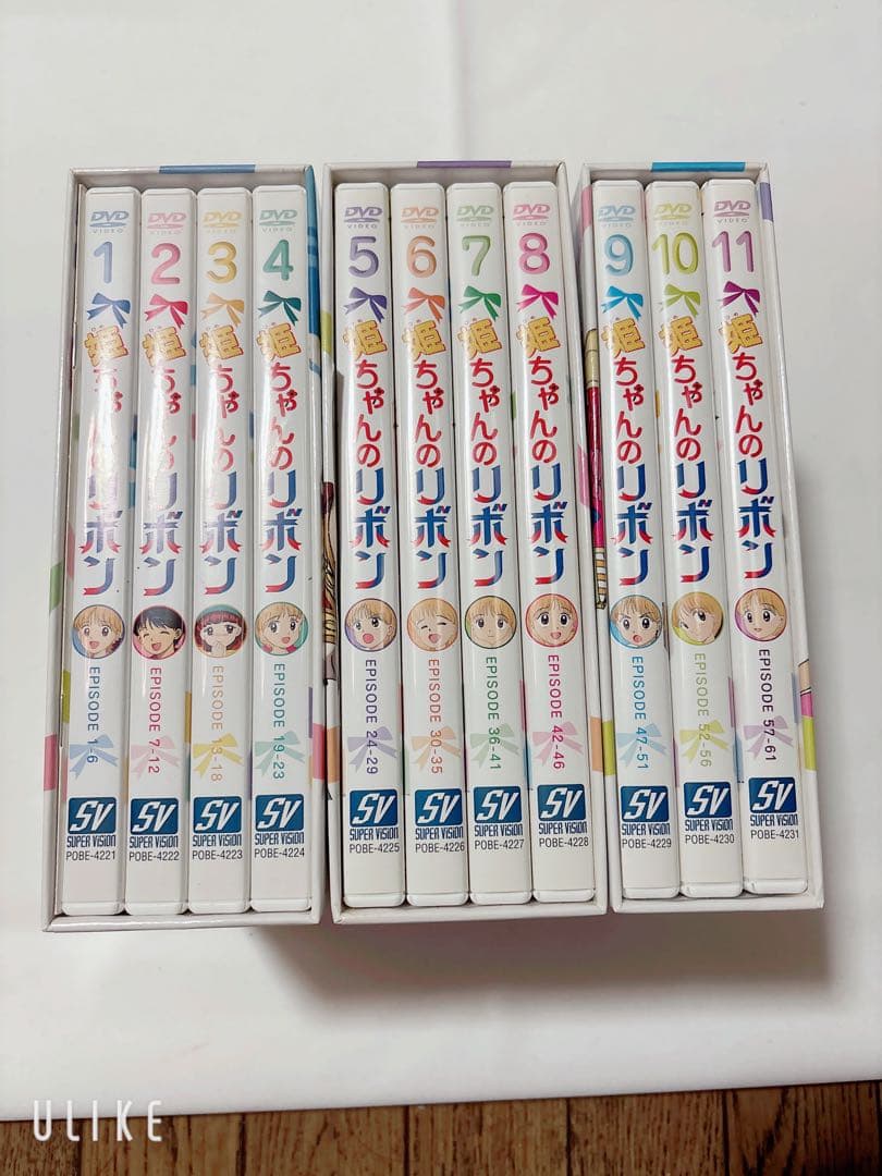 【セル版】姫ちゃんのリボン DVD-BOX 全11巻セット ブックレット付
