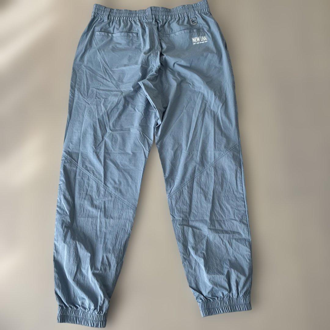 ★美品★ニューエラ ゴルフ レインウェア セットアップ 上下 ライトブルーXXL