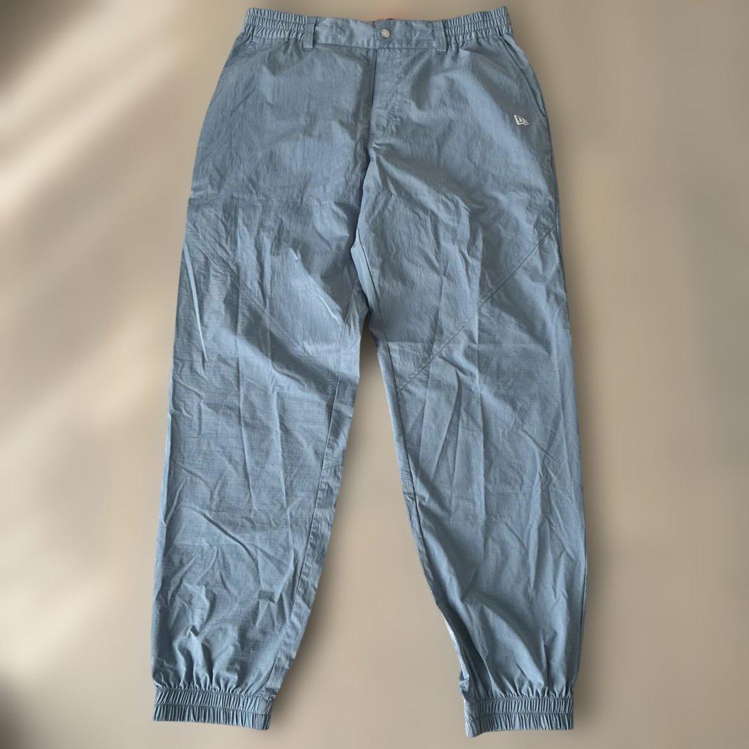 ★美品★ニューエラ ゴルフ レインウェア セットアップ 上下 ライトブルーXXL