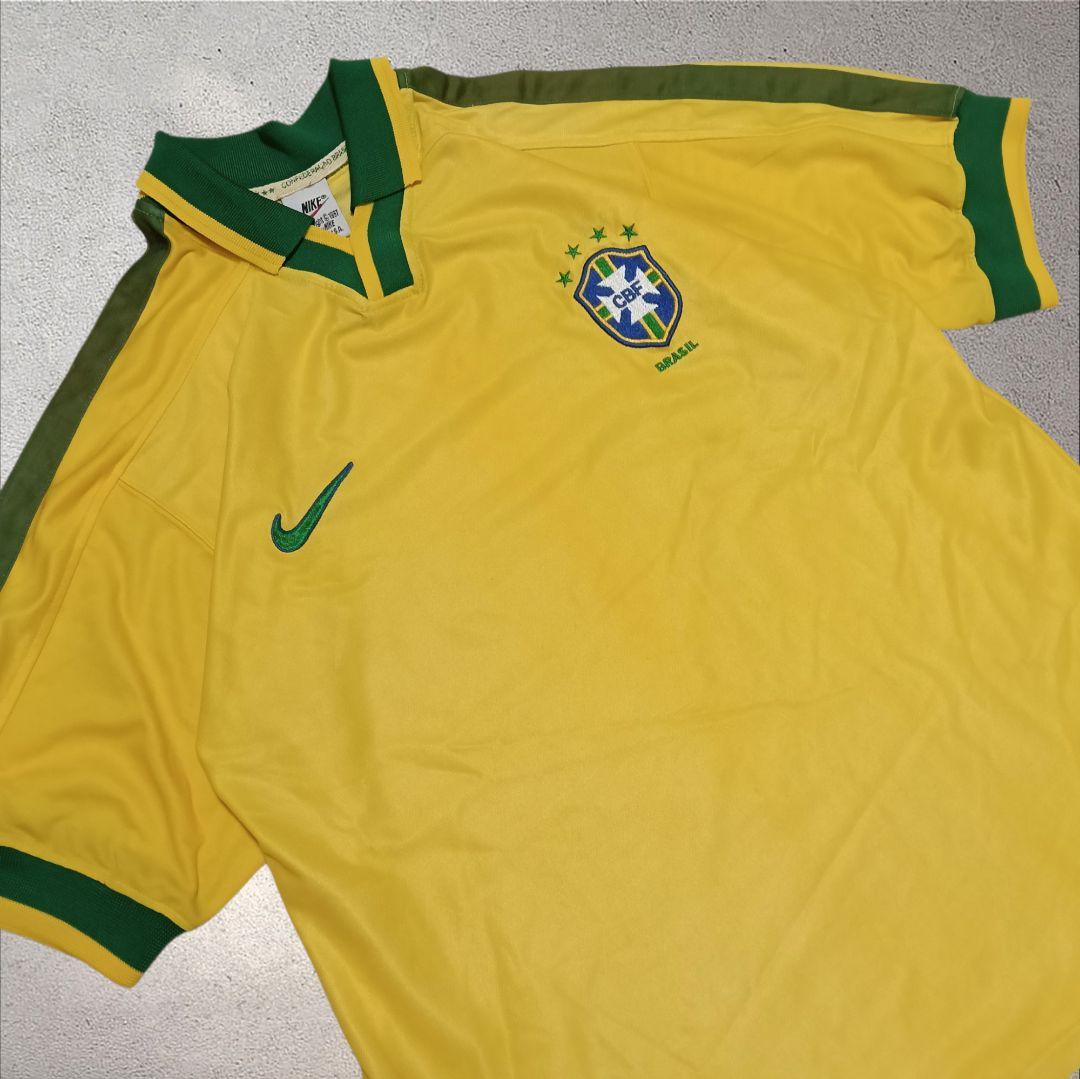 【希少USA製】NIKEブラジル代表 1997年 ホーム ユニフォームM~L相当