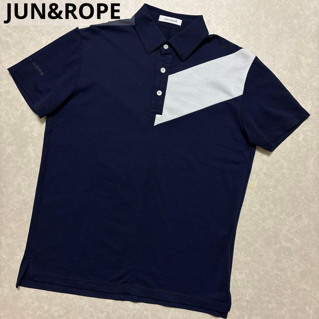 ジュン&ロペ★モノトーンカラー★綿52%混ストレッチ★シャツ【メンズ サイズS】