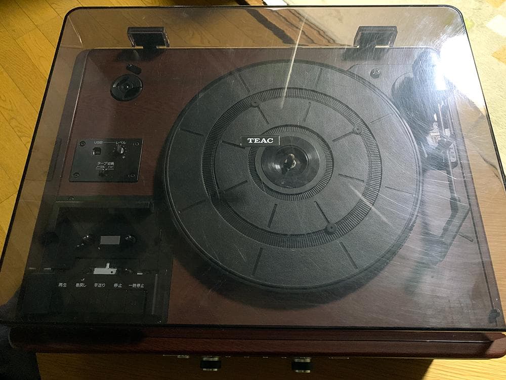 完動品 中古 TEAC LP-R550USB リモコン 付属品あり 2015年製