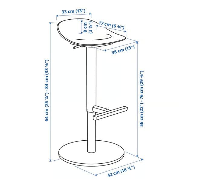 【手渡し可】IKEA イケヤ JANINGE ヤニンゲ カウンターチェア