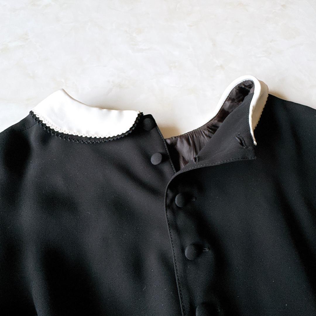 【美品★】KANEKO ISAO カネコイサオ 白襟ワンピース　マキシ丈 レース