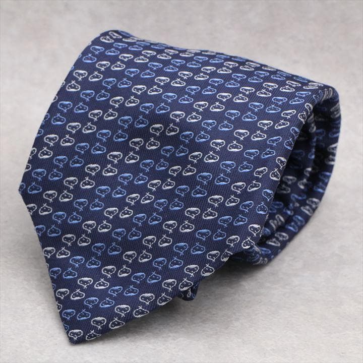 Angelo Fusco ネクタイ ドット 小紋柄 ハンドメイド イタリア製