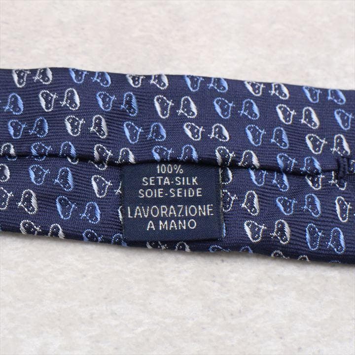 Angelo Fusco ネクタイ ドット 小紋柄 ハンドメイド イタリア製