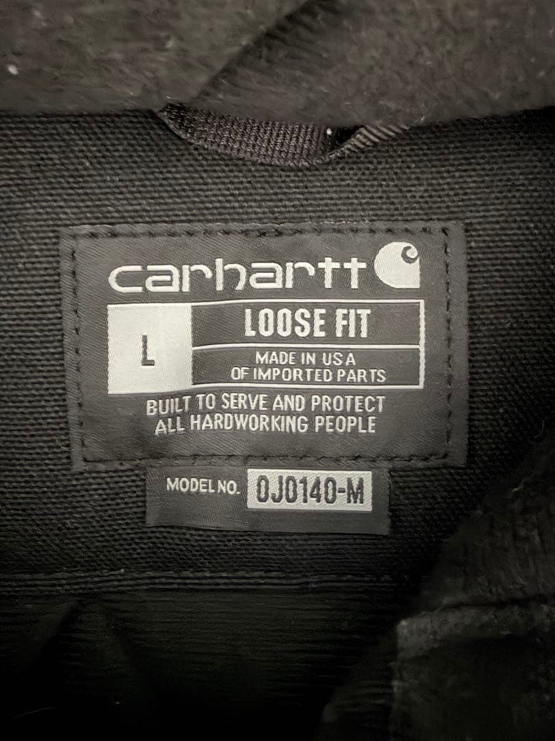 Carhartt アクティブジャケット 黒 L ヴィンテージ USA産