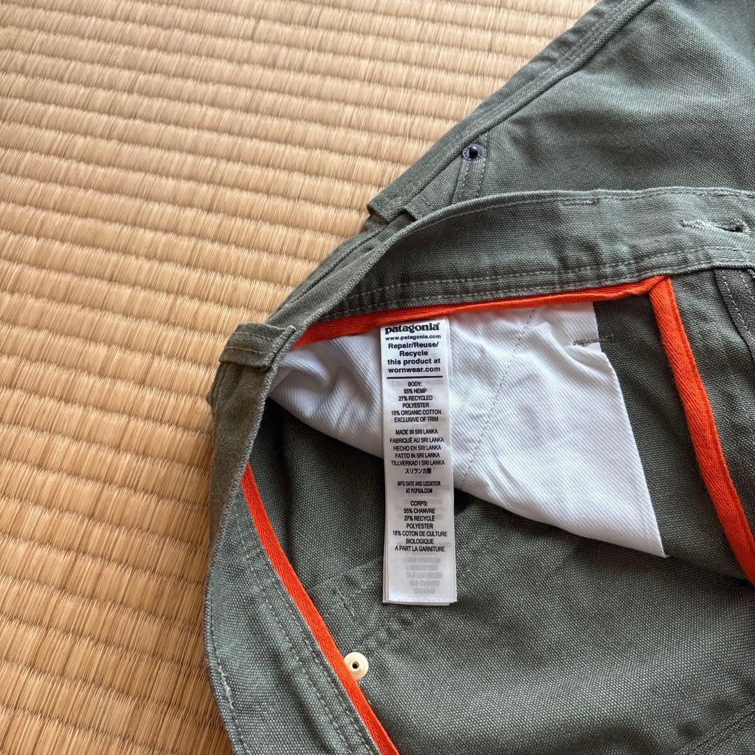 Patagonia オールシーズンズ・ヘンプ・キャンバス・ダブル・ニー・パンツ