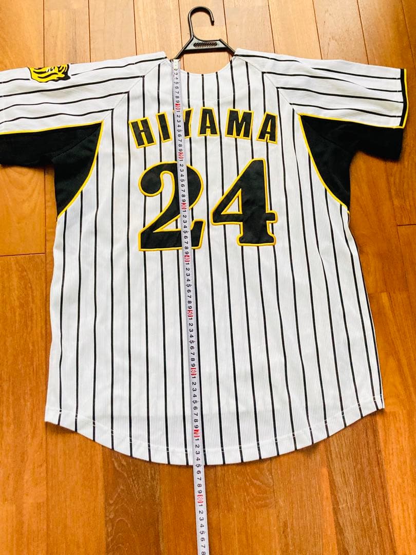 阪神タイガース ユニフォーム　桧山進次郎　桧山　M 刺繍　ホーム　阪神公認　公式