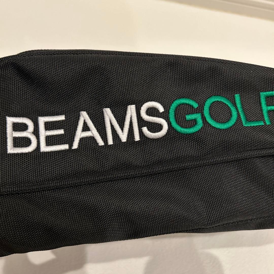 新品・未使用✨BEAMS GOLF ビームス ゴルフ　シューズケース　黒　緑ロゴ