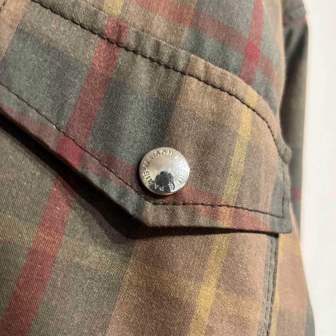Maison Kitsune チェック柄 ハンティングジャケット