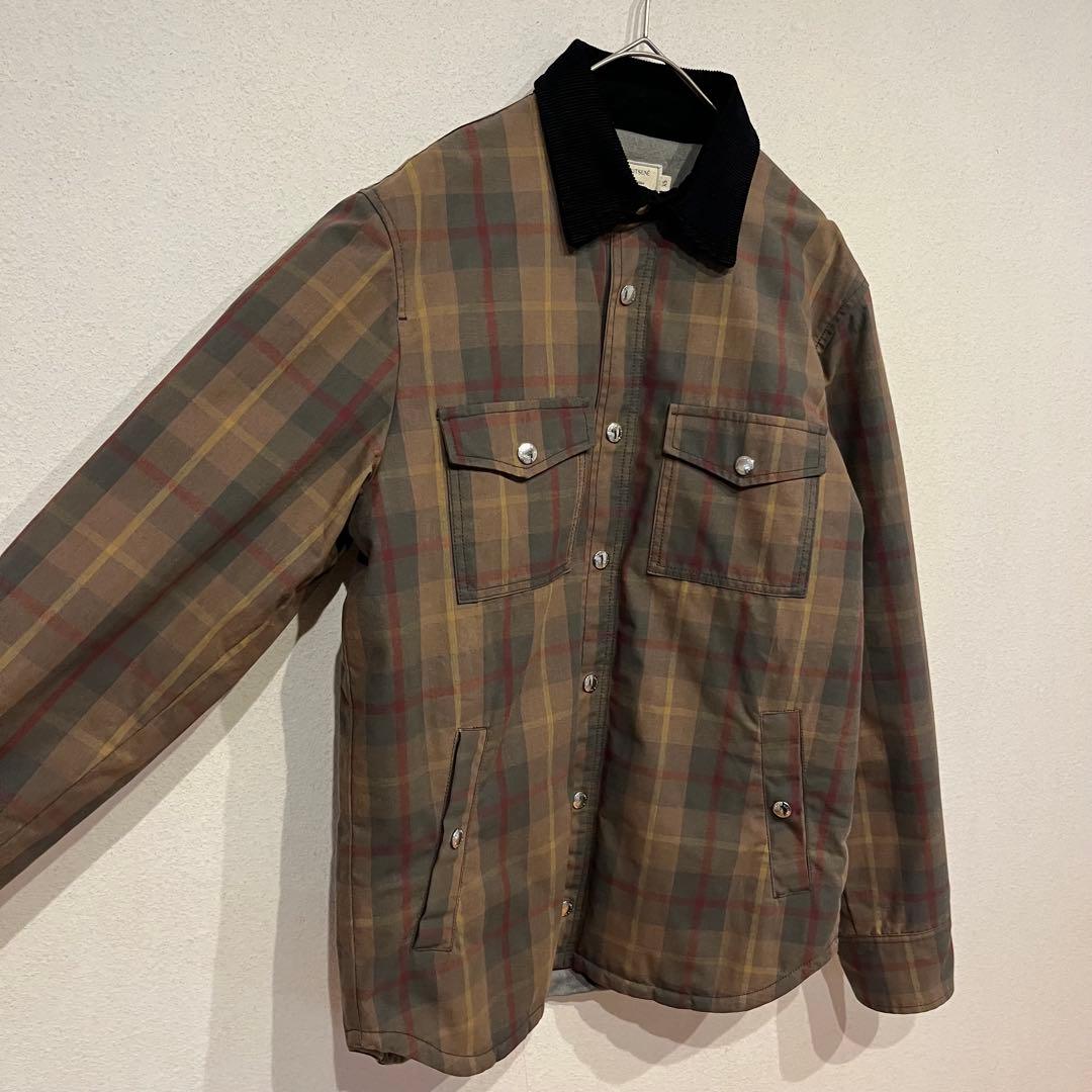 Maison Kitsune チェック柄 ハンティングジャケット