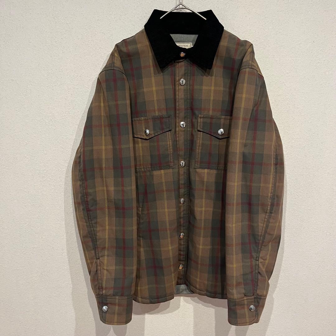 Maison Kitsune チェック柄 ハンティングジャケット