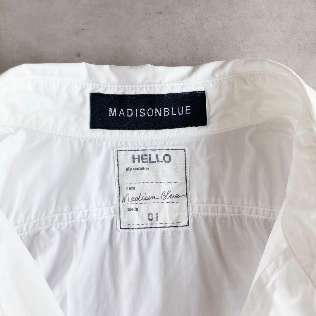 MADISONBLUE マディソンブルー ハンプトン長袖シャツ ホワイト 01