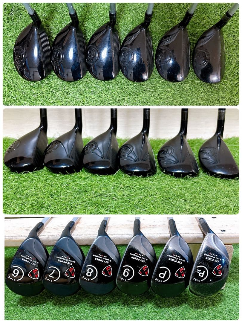 シニアゴルフ研究所　イージーパワー　ゴルフクラブ　アイアンセットFLEX R2
