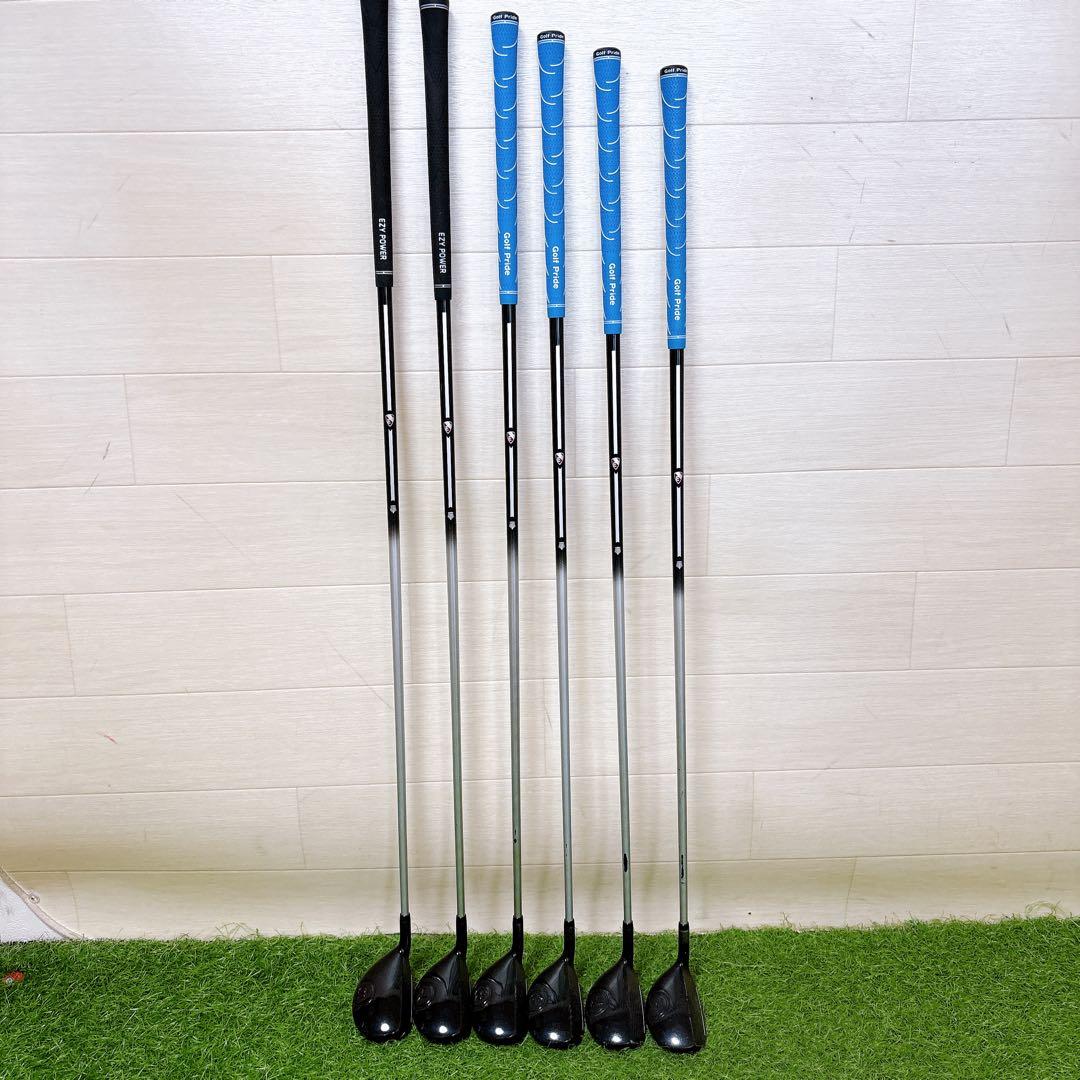 シニアゴルフ研究所　イージーパワー　ゴルフクラブ　アイアンセットFLEX R2