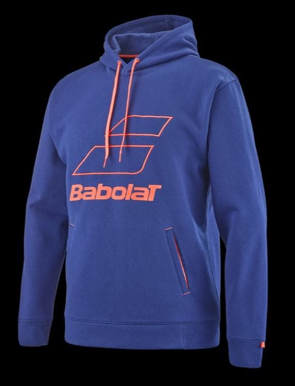 BABOLAT（バボラ）Big Logo フードパーカー（EU:L）Navy