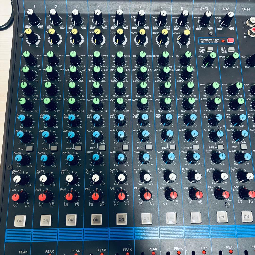 美品　YAMAHA MG16XU アナログミキサー 16ch SPXエフェクト