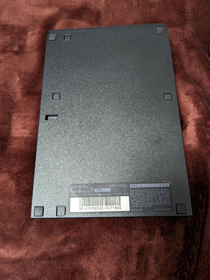 ジャンク　ゲーム動作未確認　PlayStation2　薄型　SCPH-70000