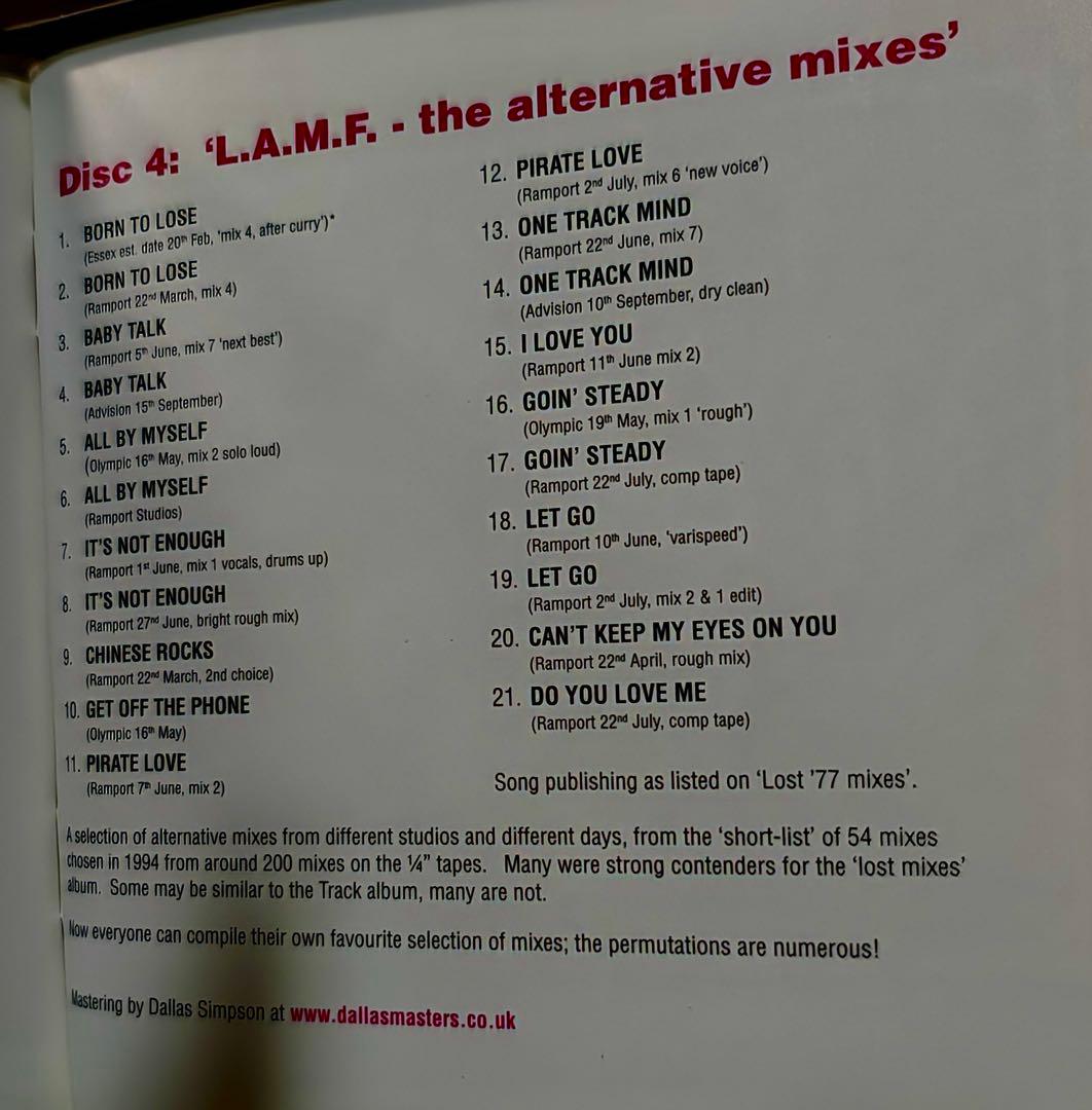 ザ・ハートブレイカーズ　LAMFデイフィニテイブ限定BOX4CD 缶バッジ廃盤