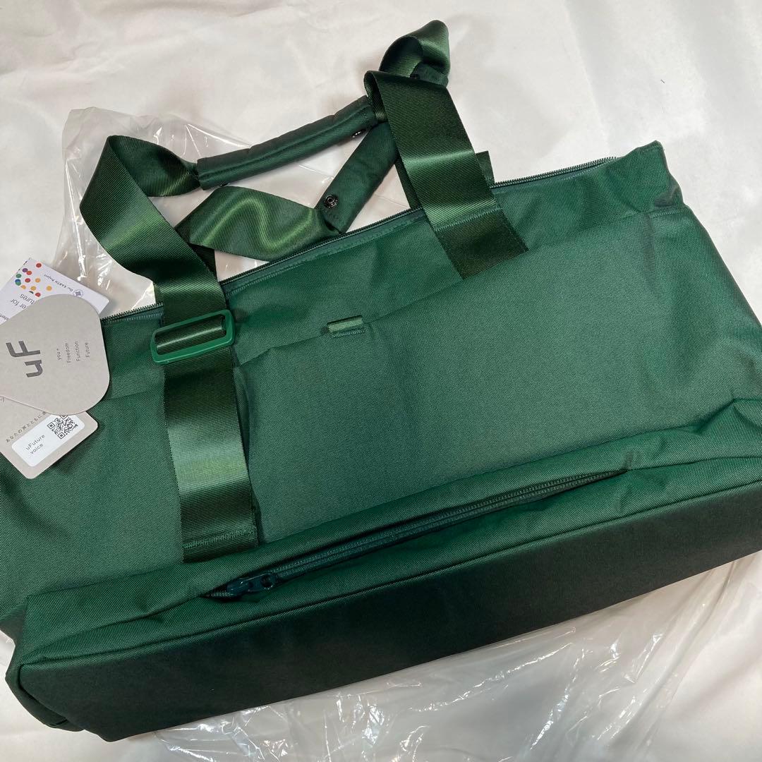 uF TOTE BAG FOREST GREEN/トートバッグフォレストグリーン