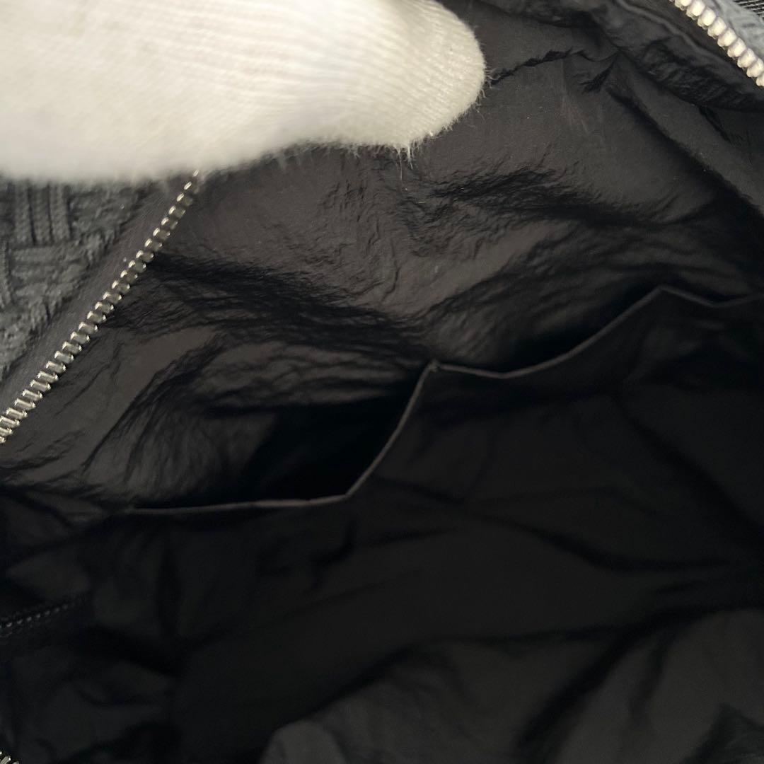 ■極美品■BOTTEGA VENETA ボイジャージップ　トートバッグ　ブラック